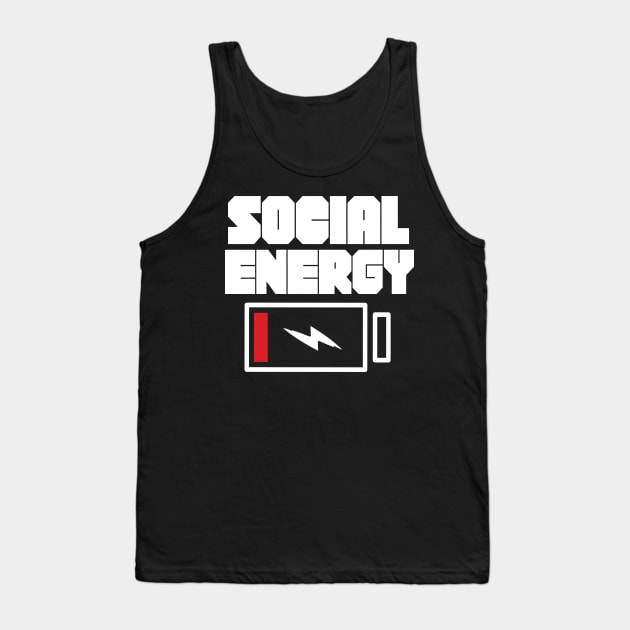 Social Energy Level Tank Top by Eugenex